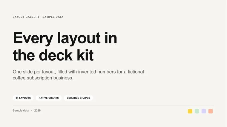 Cover layout